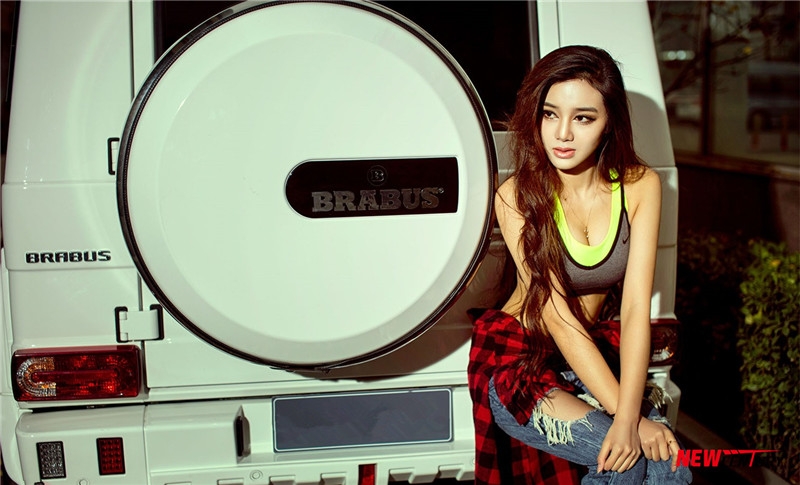 香車美女 奔馳G級 BRABUS