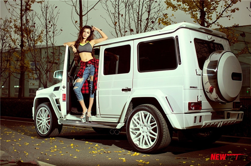 香車美女 奔馳G級 BRABUS