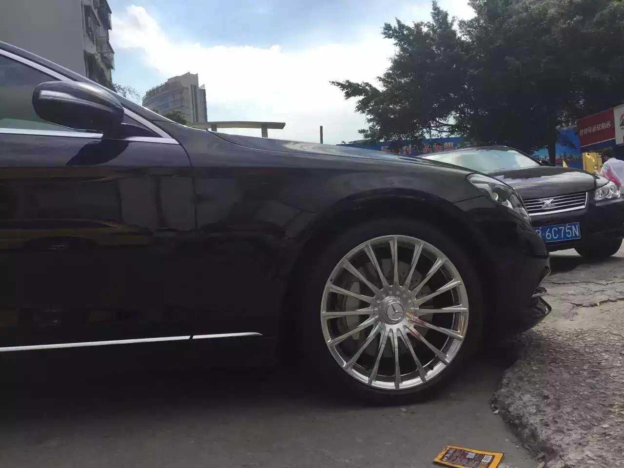 奔馳 S400 升級 20寸 S65 鍛造，完工