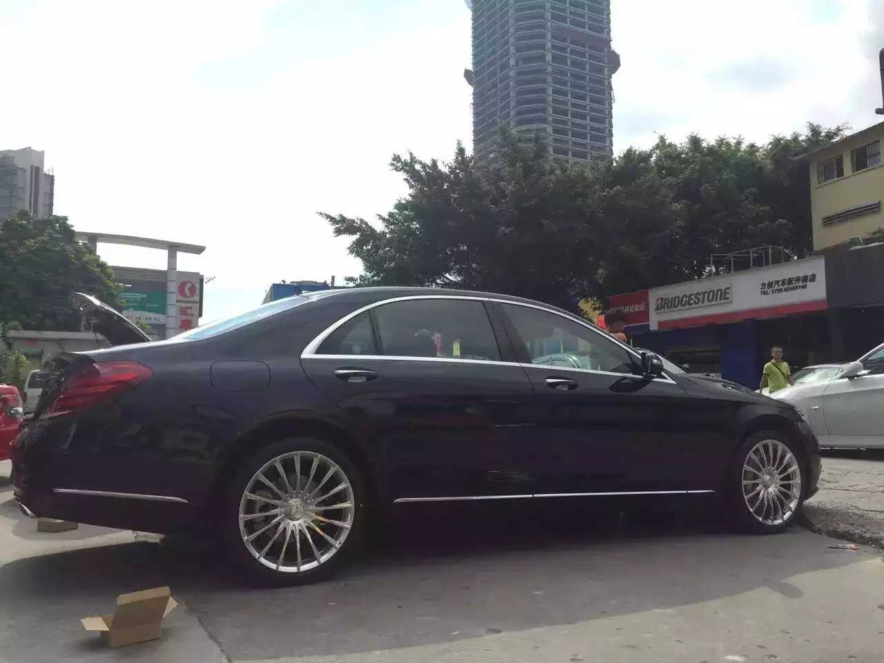 奔馳 S400 升級 20寸 S65 鍛造，完工