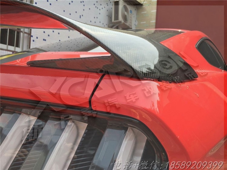新野馬改裝正版GT350碳纖維立體尾翼