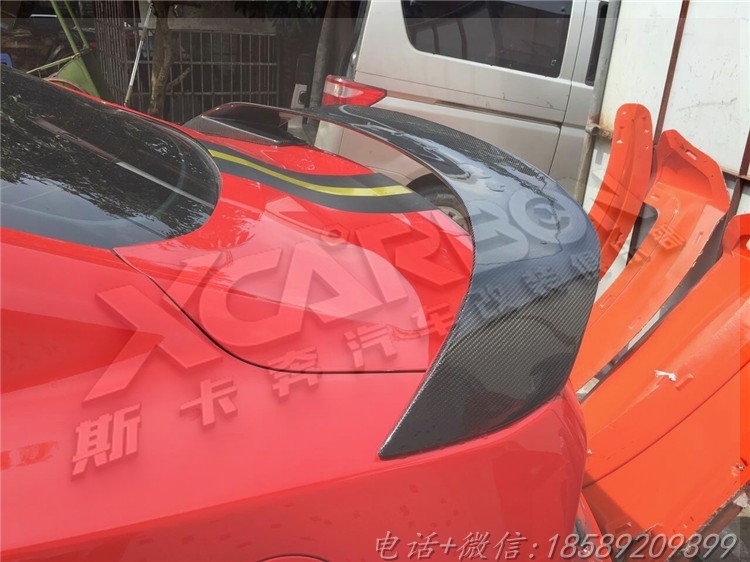 新野馬改裝正版GT350碳纖維立體尾翼