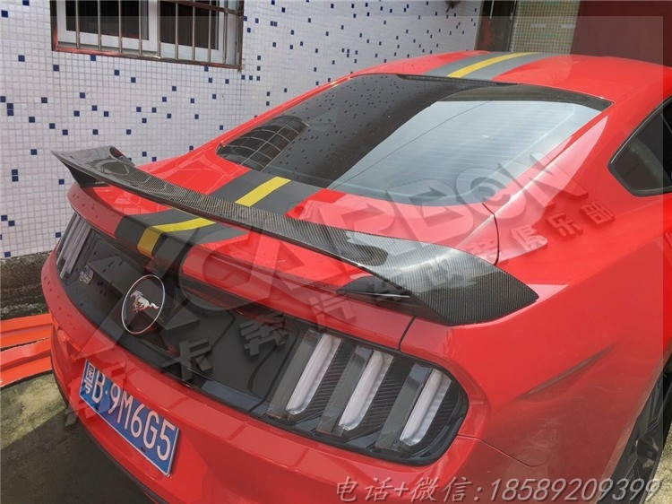 新野馬改裝正版GT350碳纖維立體尾翼