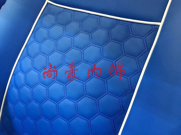 路虎藍白配內飾改裝