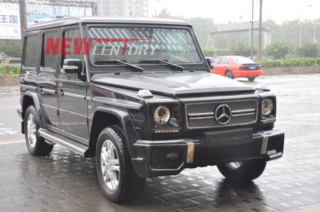奔馳G級(jí)G55改裝AMG大包圍 奔馳G500 W463改裝G65大包圍中網(wǎng)排氣
