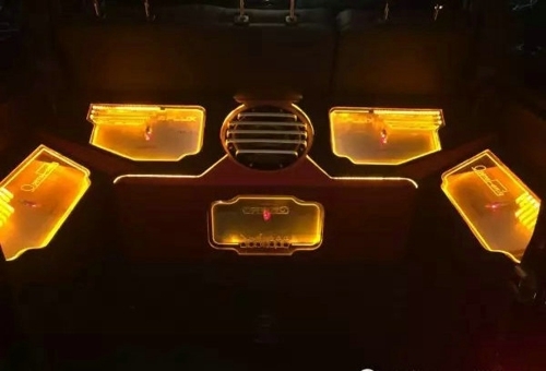 常州奔馳AMGg65汽車音響改裝FLUX與歌劇世家冠軍搭配