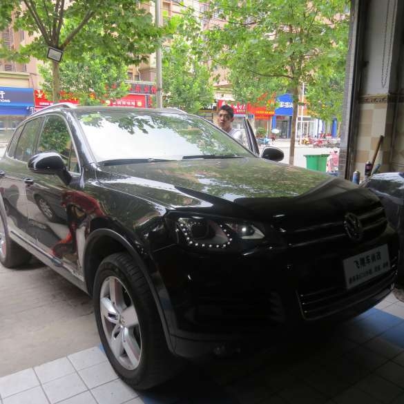 《河南飛翔車尚改》3.0T途銳進(jìn)店ECU升級
