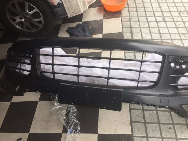 15年新款卡宴改turbo大嘴前杠