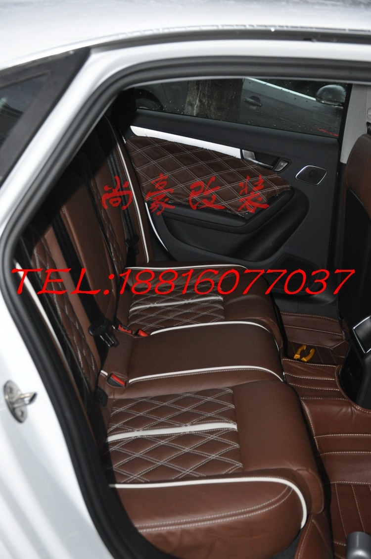 奧迪A4L真皮座椅門(mén)板改裝