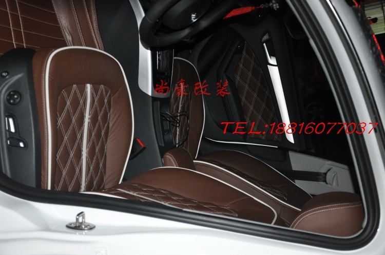 奧迪A4L真皮座椅門(mén)板改裝
