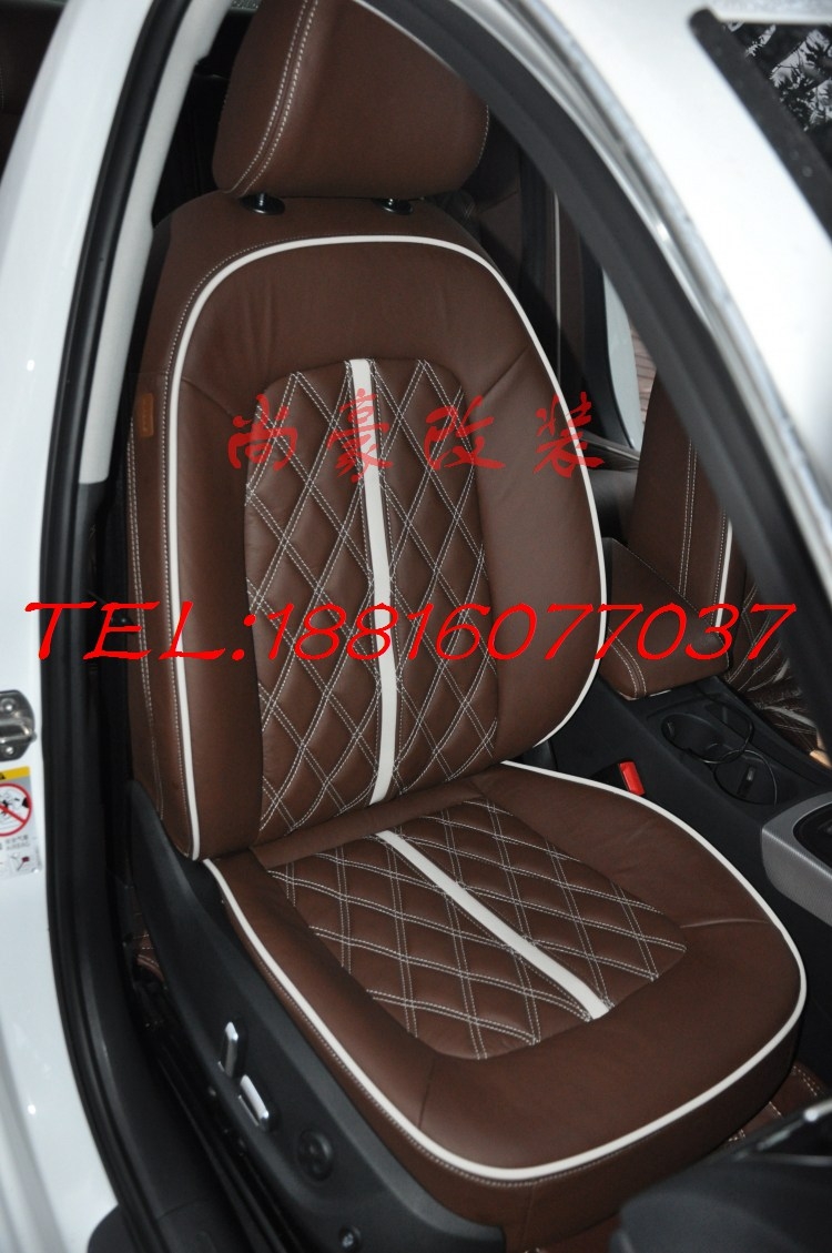 奧迪A4L真皮座椅門(mén)板改裝