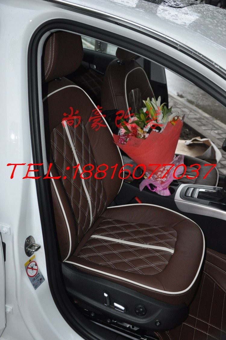 奧迪A4L真皮座椅門(mén)板改裝