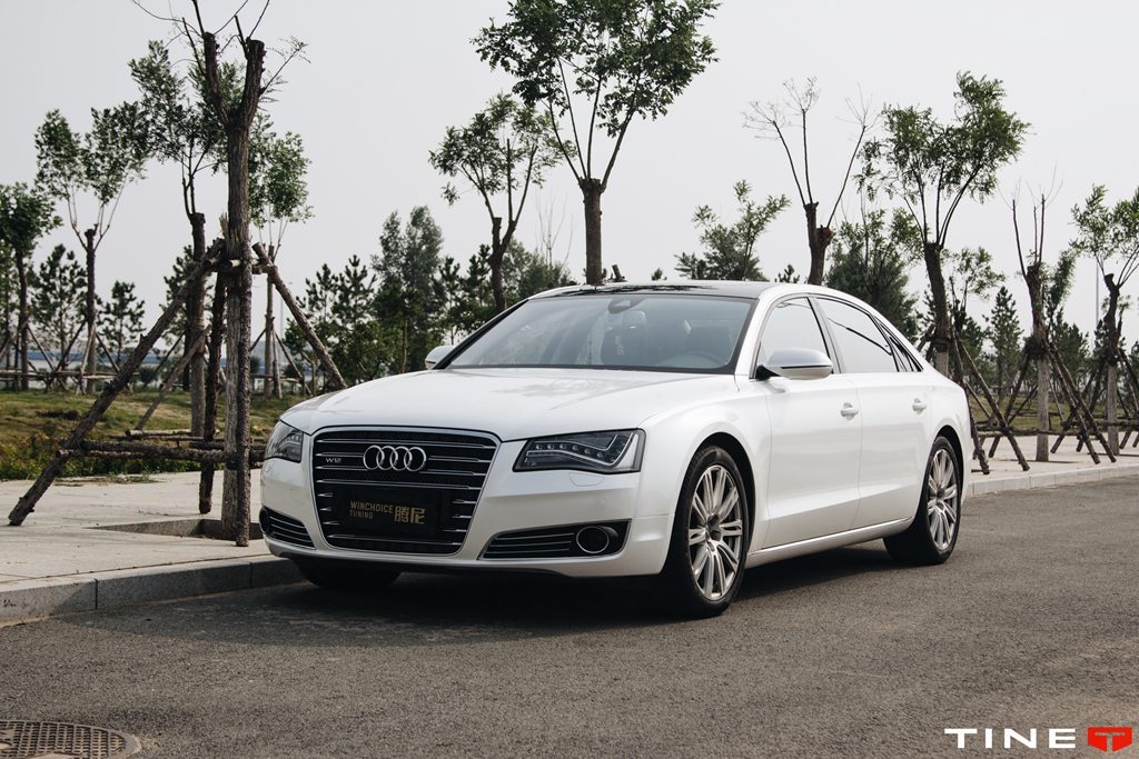 AUDI 奧迪 A8 W12 升級換裝 PWF 糖果白