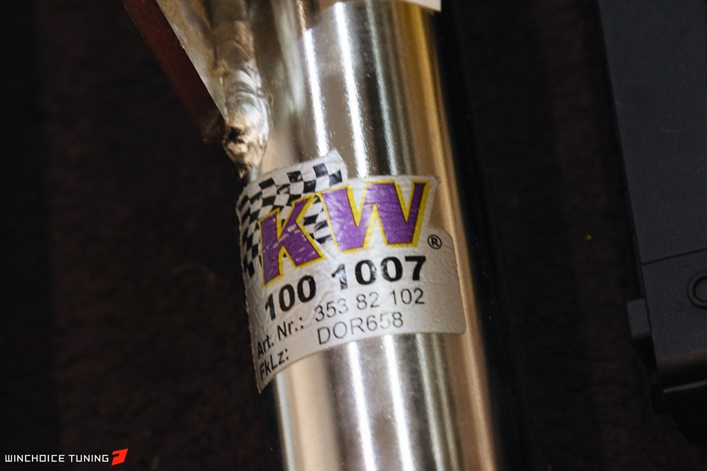 Volkswagen 高爾夫R 更換升級 KW V3 絞牙減震器
