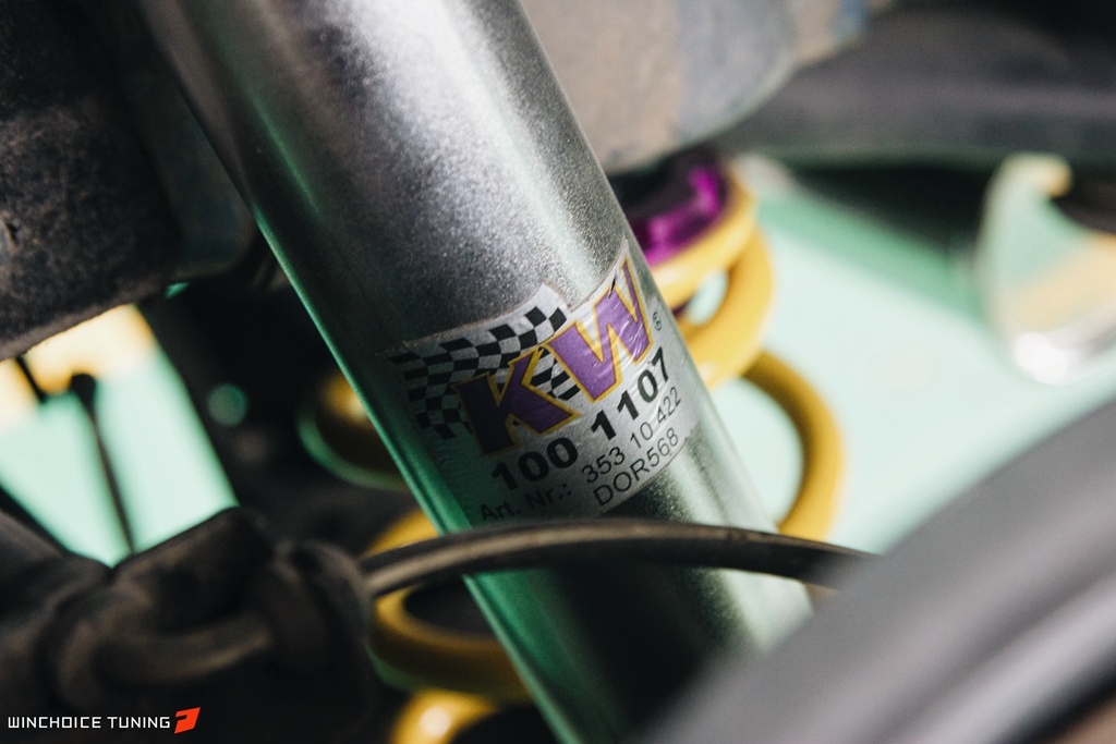 Volkswagen 高爾夫R 更換升級 KW V3 絞牙減震器