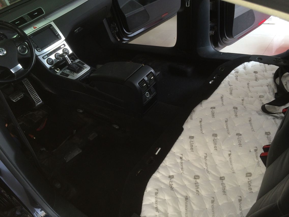 廣西南寧【途悅音響】大眾邁騰全車【中道隔音】改裝+勁浪PS165套裝喇叭