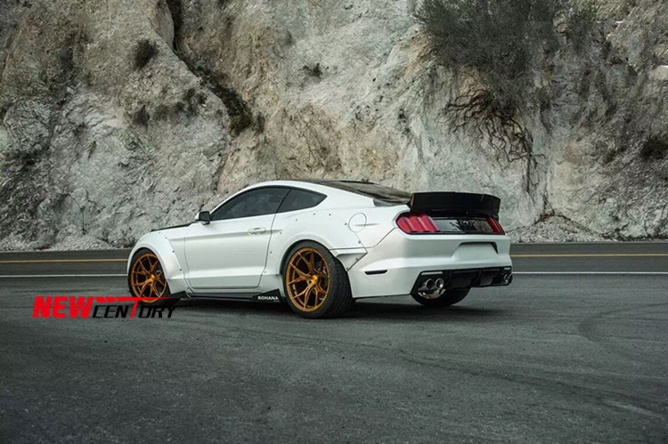 Mustang 福特野馬定做寬體大包圍 野馬改裝前杠后杠尾翼套件機(jī)蓋