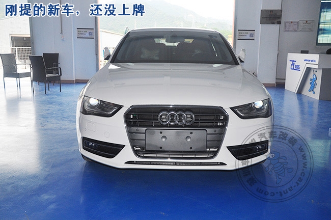 奧迪A4L內(nèi)飾真皮改裝、棕色內(nèi)飾真皮改裝案例