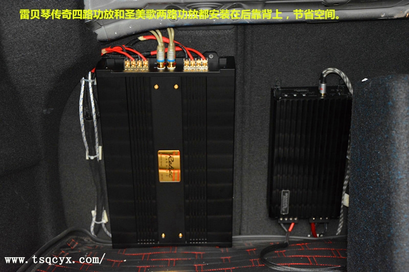 唐山大眾帕薩特升級丹拿372+232+先鋒P99汽車音響改裝