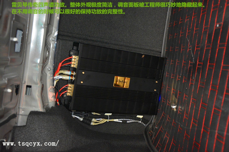 唐山大眾帕薩特升級丹拿372+232+先鋒P99汽車音響改裝