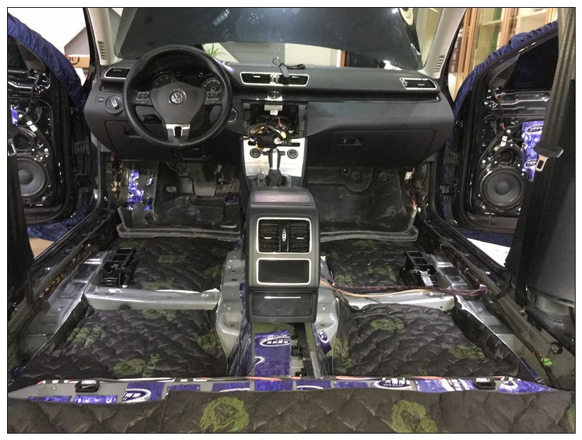 昆明大眾邁騰隔音降噪,汽車噪音解決就選大能隔音！
