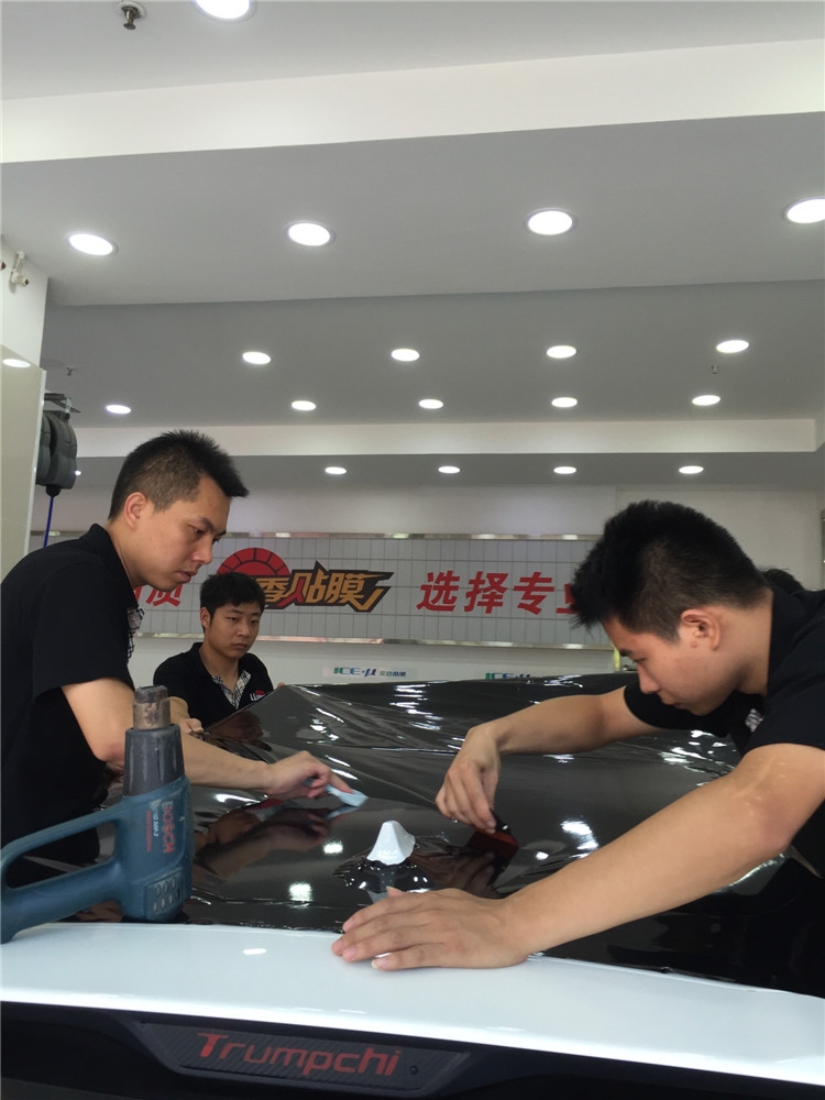 車頂亮光黑 仿全景天窗黑頂