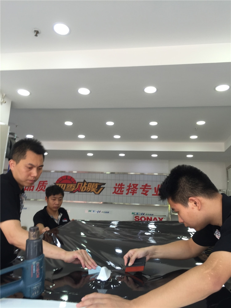 車頂亮光黑 仿全景天窗黑頂