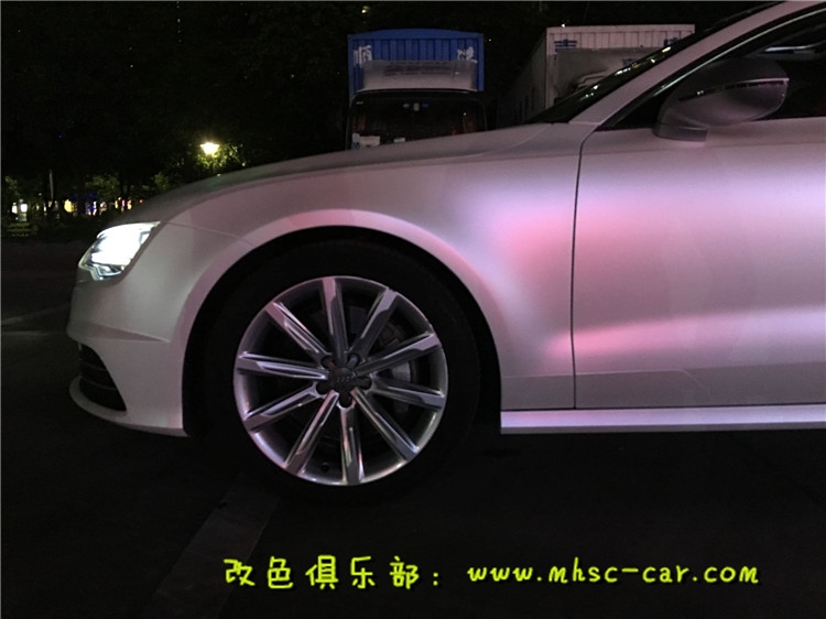 奧迪A7車身貼膜改色 全車換顏色 深圳汽車貼膜實(shí)體店
