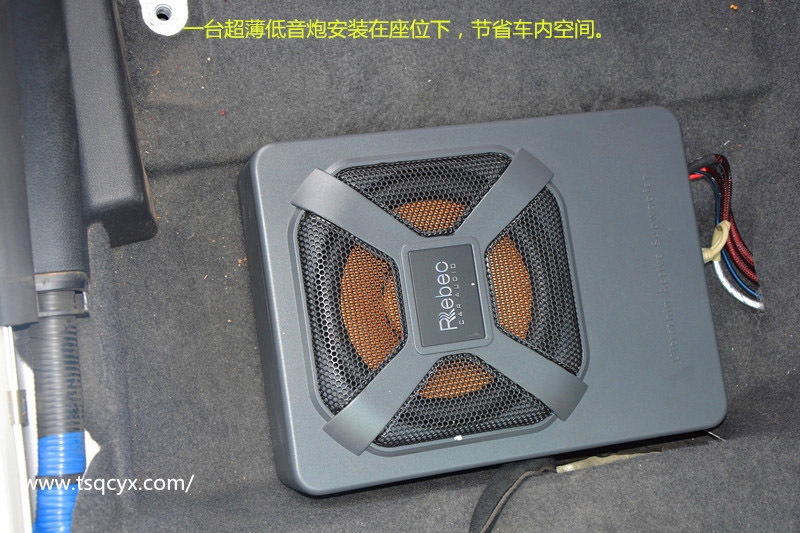 現(xiàn)代索納塔汽車音響改裝施工案例 唐山博納