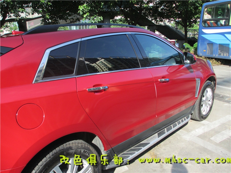 凱迪拉克SRX全車貼膜改色 深圳車衣裳汽車改色貼膜實體店施工
