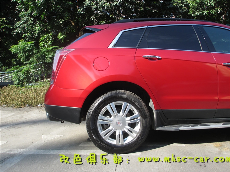 凱迪拉克SRX全車貼膜改色 深圳車衣裳汽車改色貼膜實體店施工