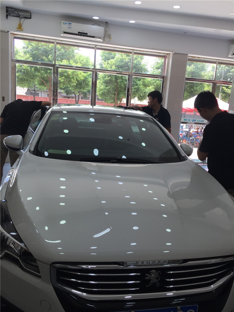 標(biāo)致508全車愛思酷膜施工效果