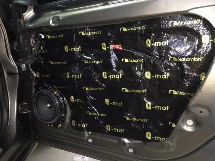 南寧途悅別克君越汽車音響改裝勁浪喇叭，捷力低音+【中道隔音】