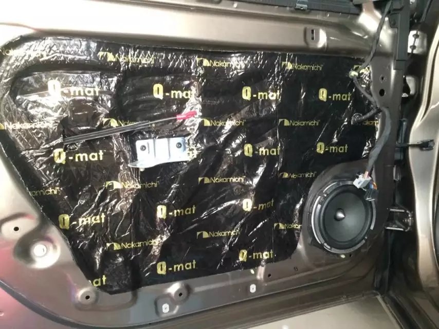 南寧途悅別克君越汽車音響改裝勁浪喇叭，捷力低音+【中道隔音】