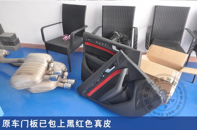 汽車真皮座椅定制-汽車奧迪Q5真皮座椅定制黑紅色