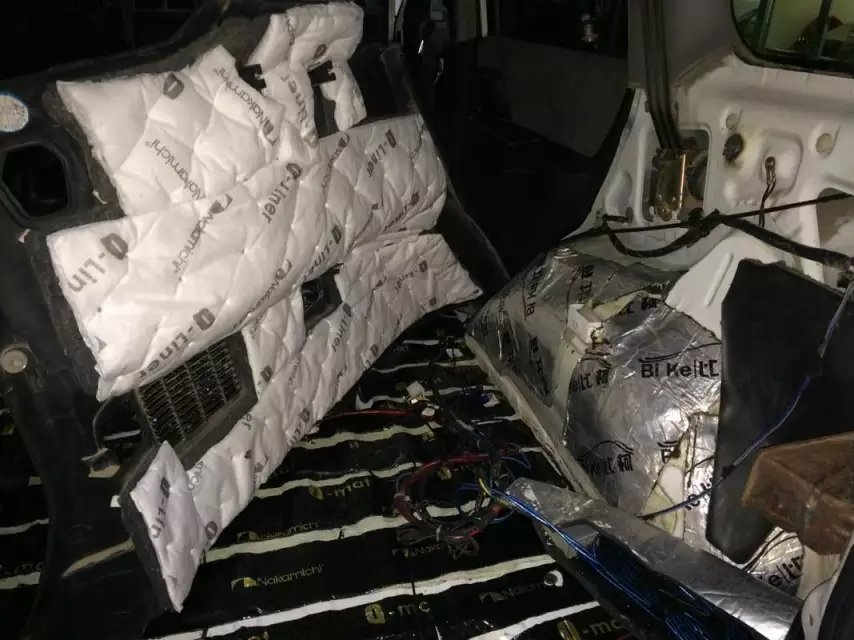 長豐獵豹飛騰全車中道隔音+賽倫科特檔火墻隔音－南寧途悅