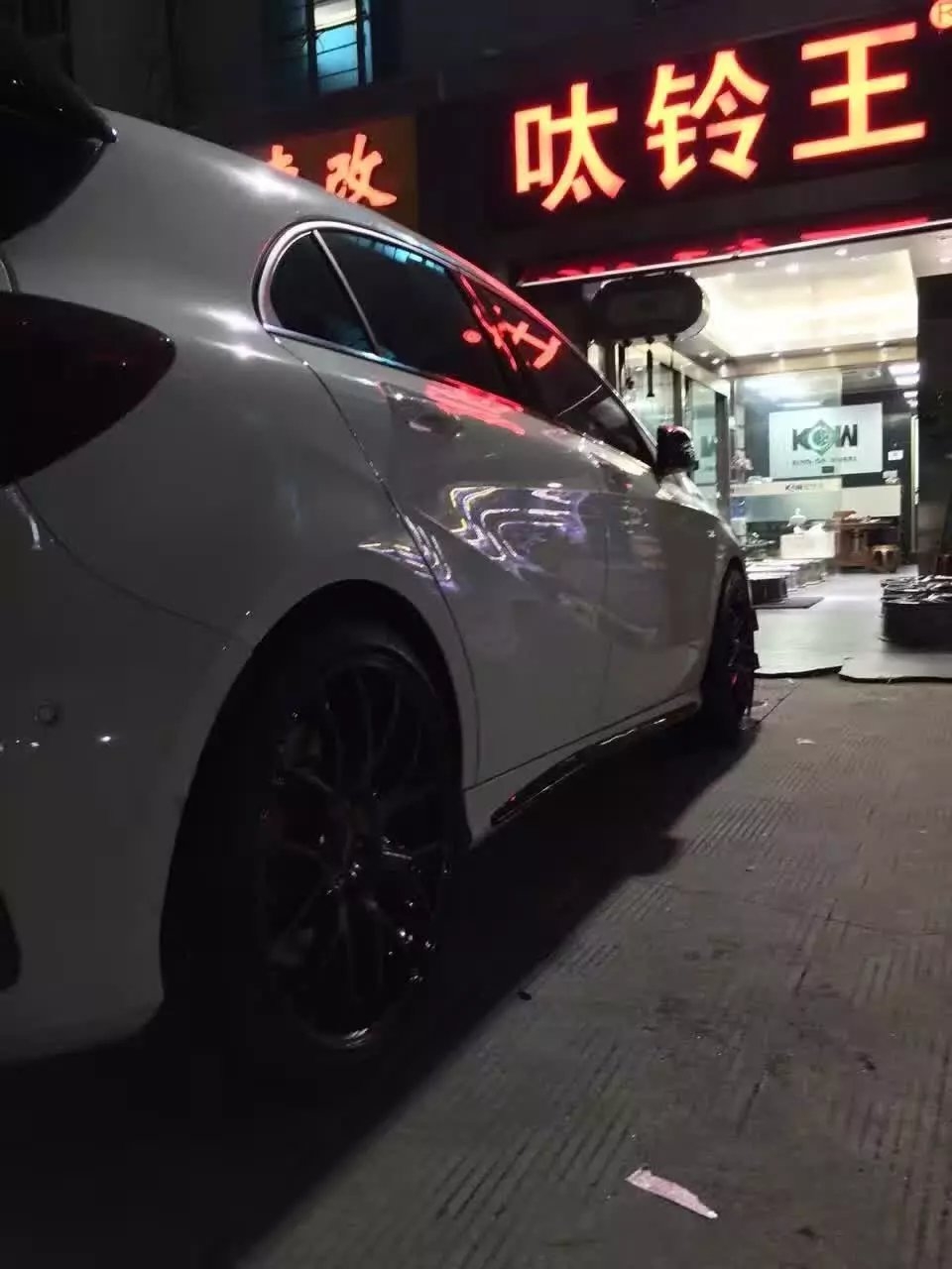 奔馳  A45 裝19寸 G27 ，完工！