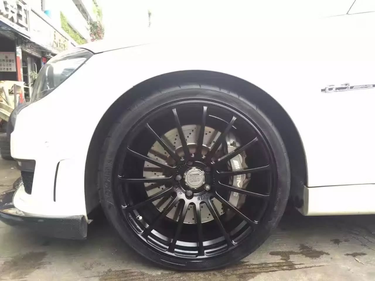 奔馳 C63 裝19  橫濱 ADVAN F15