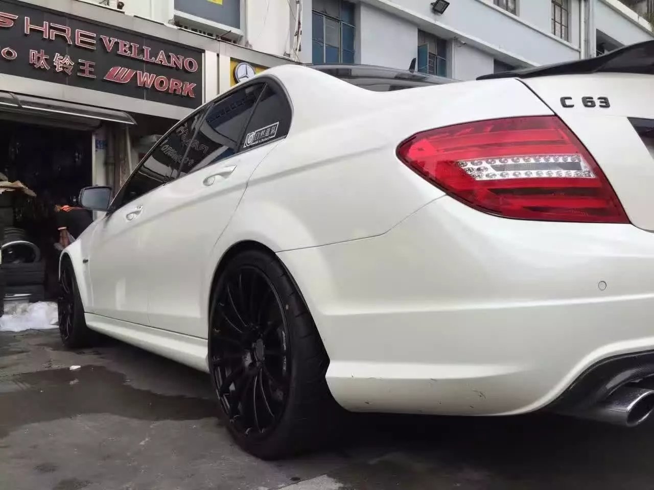 奔馳 C63 裝19  橫濱 ADVAN F15