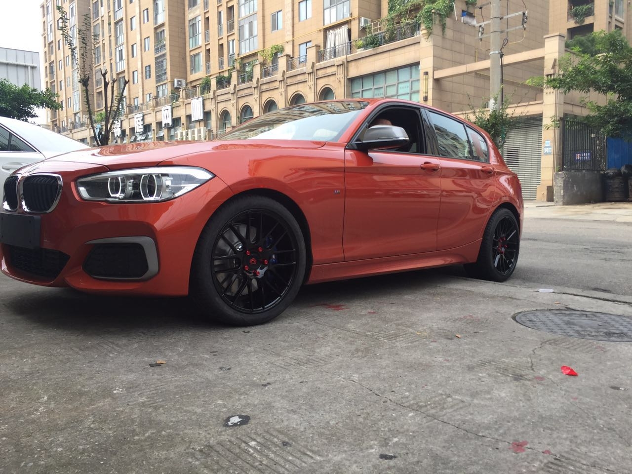 寶馬M135 提車升級18寸鍛造輪轂