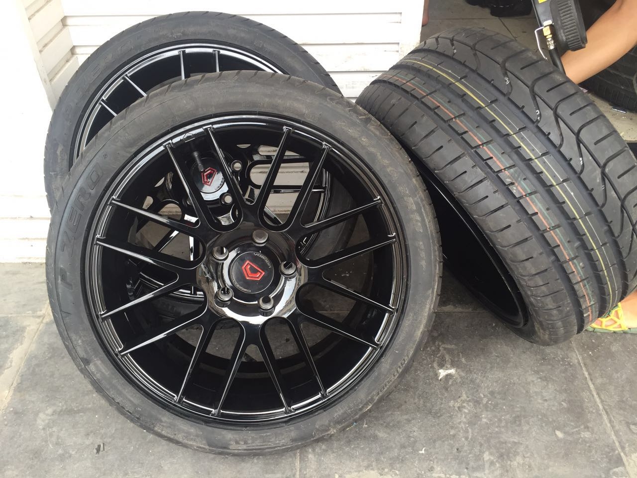 寶馬M135 提車升級18寸鍛造輪轂