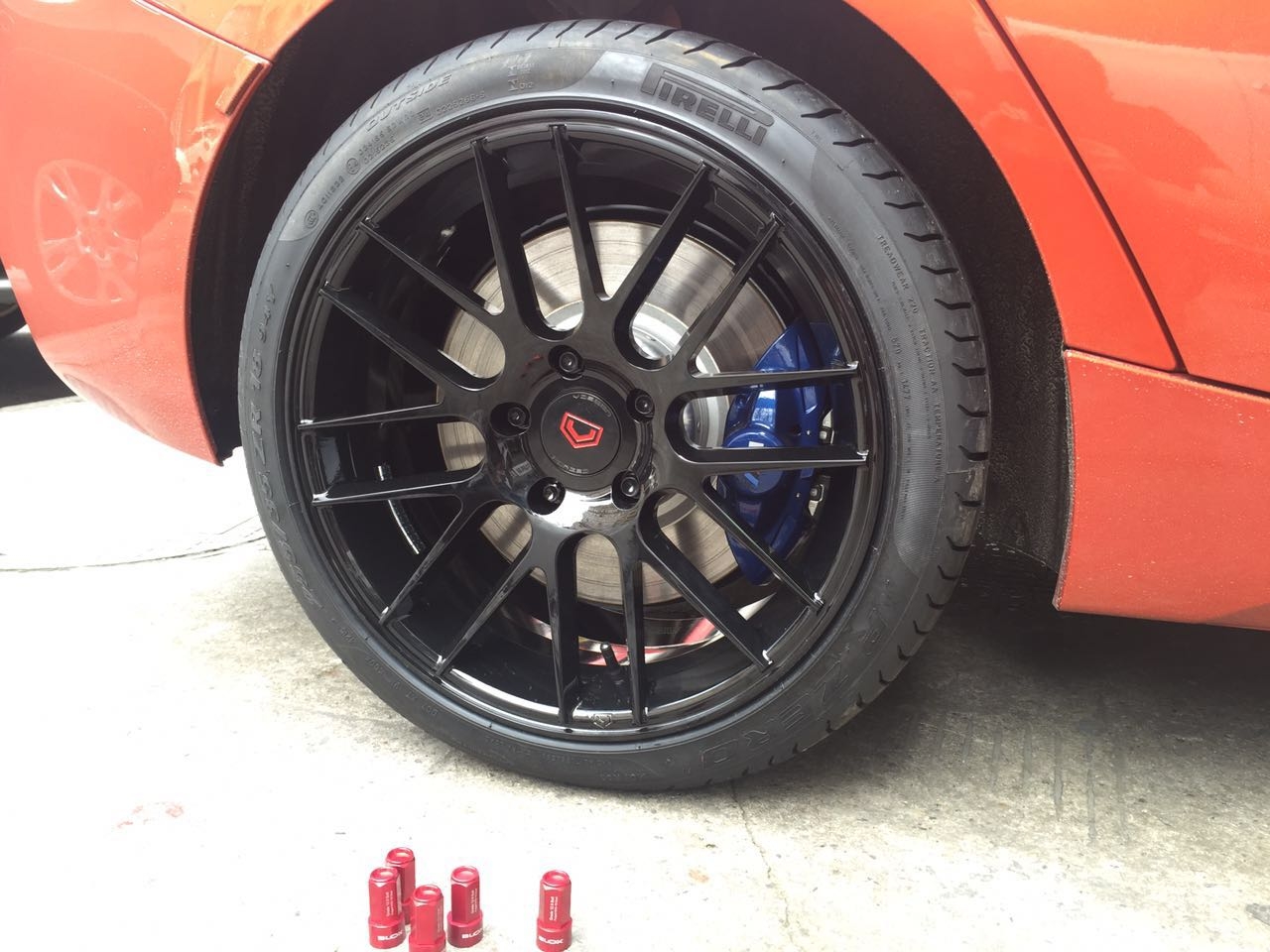寶馬M135 提車升級18寸鍛造輪轂