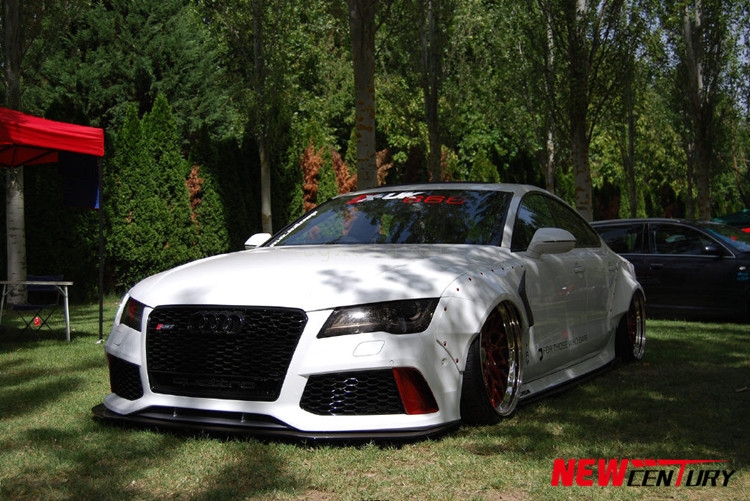奧迪RS7改裝LB PERFORMANCE寬體 A7改裝大小包圍尾翼輪眉前唇