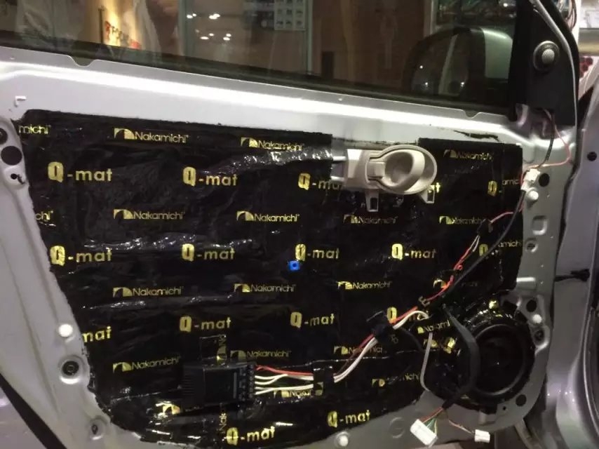 日產(chǎn)陽光音響改裝弗雷斯喇叭+中道隔音－南寧途悅音響