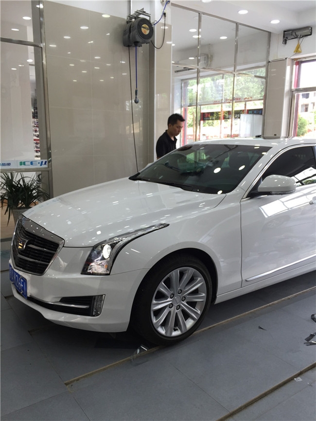 凱迪拉克全車(chē)龍膜隔熱膜 --四季貼膜南湖大道店出品