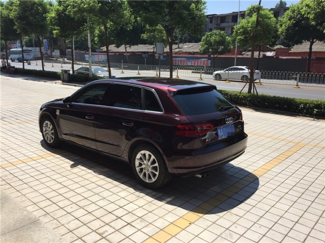 奧迪A3全車3M汽車玻璃隔熱膜 前擋3M晶銳70+側(cè)后黑衣騎士