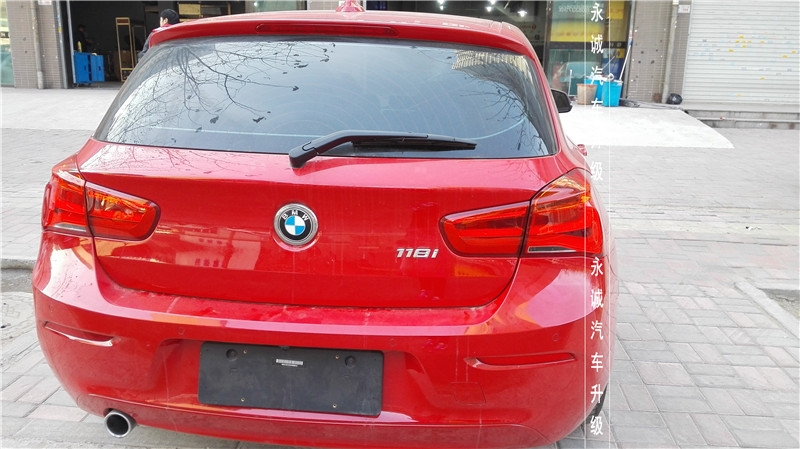 【永誠汽車】石家莊寶馬一系118i升級(jí)原廠導(dǎo)航NBT大主機(jī)，大屏，手寫旋鈕，倒車影像