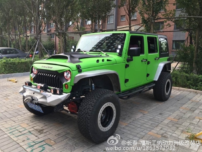 牧馬人憤怒II代中網(wǎng) 憤怒簡約前杠 憤怒機蓋
