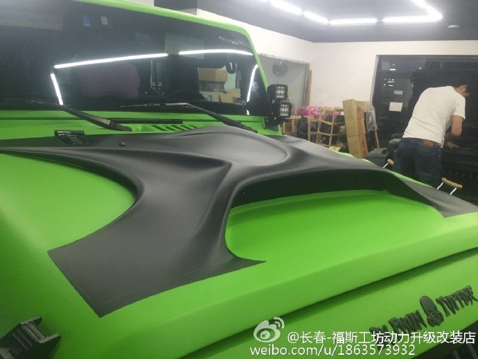 牧馬人憤怒II代中網(wǎng) 憤怒簡約前杠 憤怒機蓋