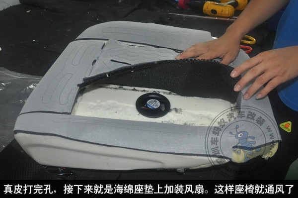 夏季汽車改通風(fēng)座椅啦！寶馬X5改裝通風(fēng)座椅案例